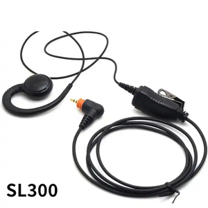 SL300 g hình dạng tai nghe với mic <span class=keywords><strong>PTT</strong></span> cho Motorola sl7550e sl1600 sl2600 sl7590 sl4000 sl1k sl2m sl8050 pmln7189a hai cách phát thanh - Product Image 1