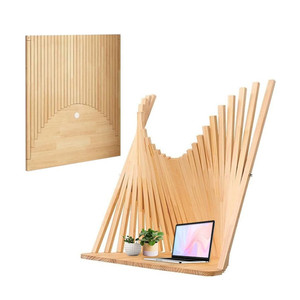Scrivania Pieghevole Personalizzata per Laptop, <span class=keywords><strong>Tavolo</strong></span> <span class=keywords><strong>a</strong></span> Scomparsa in Legno da Parete per Soggiorno e Camera da Letto - Product Image 1