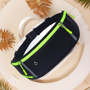 Wasserdichte Polyester Fitness Taillen gürtel tasche Laufen Radfahren Outdoor Sporttasche mit Wasser flaschen halter - Product Image 2