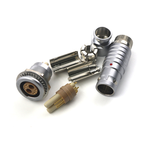 Connecteur circulaire push-pull pour instruments médicaux et esthétiques, adaptateur métallique pour sonde ultrasonique et appareil de thérapie par ondes de choc - Product Image 5