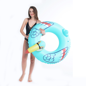 Bouée gonflable géante en forme de <span class=keywords><strong>toucan</strong></span>, tube de natation en plastique flottant pour adultes - Product Image 3