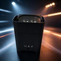 Lumière LED intelligente avec télécommande sans fil, application WiFi, 6x18W RGBAW+UV, éclairage de scène pour mariage et fête, éclairage à batterie