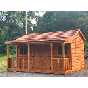 <span class=keywords><strong>Casa</strong></span> Prefabbricata in Legno di Cedro Rosso Occidentale 16 Piedi L x 14 Piedi P Profondità, Design Contemporaneo per Villa o Appartamento, Durevole, Garanzia 1 Anno - Product Image 2