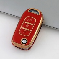 2024 Offre Spéciale Gold Edge TPU couverture de clé adaptée pour Renault Clio Espace 5 Master Bus Talisman Megane protecteur porte-sac accessoires