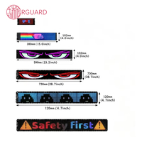 Écran LED flexible contrôlé par application avec fonction SDK, matrice LED programmable pour la publicité, les enseignes de magasin et les panneaux de voiture