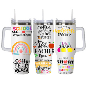Regalos para Maestros, Vaso <span class=keywords><strong>de</strong></span> Acero Inoxidable con <span class=keywords><strong>Diseño</strong></span> <span class=keywords><strong>de</strong></span> Lápiz, Termo con Pajita, Taza <span class=keywords><strong>de</strong></span> Oficina, Regalos para el Día <span class=keywords><strong>del</strong></span> <span class=keywords><strong>Maestro</strong></span> - Product Image 3