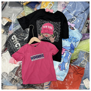 <span class=keywords><strong>Lot</strong></span> de vêtements d'été en gros, t-shirts pas chers pour enfants de 0 à 14 ans, respirants, assortiment aléatoire, surplus de t-shirts, vente en gros, livraison rapide - Product Image 2
