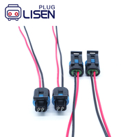 Konektor Pigtail Sensor Suhu Air 2 Pin Female Sealed Delp 150.2 Pull-To-Seat untuk Aptiv 12162193