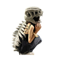 Jouet en peluche dinosaure exosquelette amusant, modèle os de dinosaure, pour le parc, transfrontalier.