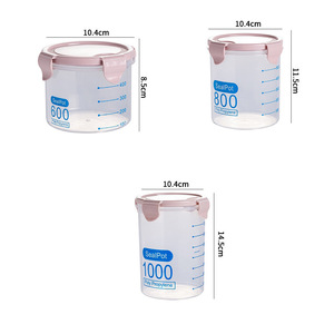 Food Storage Container Spice Jar plastic sealed jar Coffee beans moisture proof storage jar