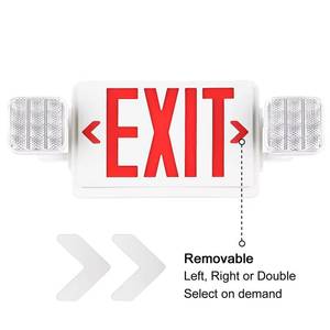 Panneau de signalisation d'urgence commercial ignifuge FEITUO 94 V-0, doté d'une batterie nickel-cadmium et d'un éclairage LED double tension - Product Image 3