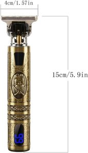 Máquina Cortadora de Pelo Profesional para Hombre, Recargable, Inalámbrica, con Alimentación USB - Product Image 3