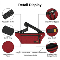 Tas Pinggang Anti Maling GPS Tahan Air Warna Kustomisasi Premium Bahan Nylon Kuat dan Tahan Lama dari Produsen Terkemuka