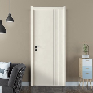 <span class=keywords><strong>Puerta</strong></span> Interior Moderna Rústica para Dormitorio, Diseño Innovador sin Marco, Madera Oculta en la Pared con Marco de Aluminio, Material MDF Impermeable - Product Image 3
