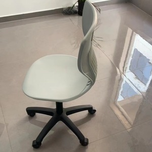 Adjustable Height Drawing <b>Table</b> 90x60cm White Plastic Top Metal Frame Computer Desk For Home <b>Office</b> Use - Product Image 4
