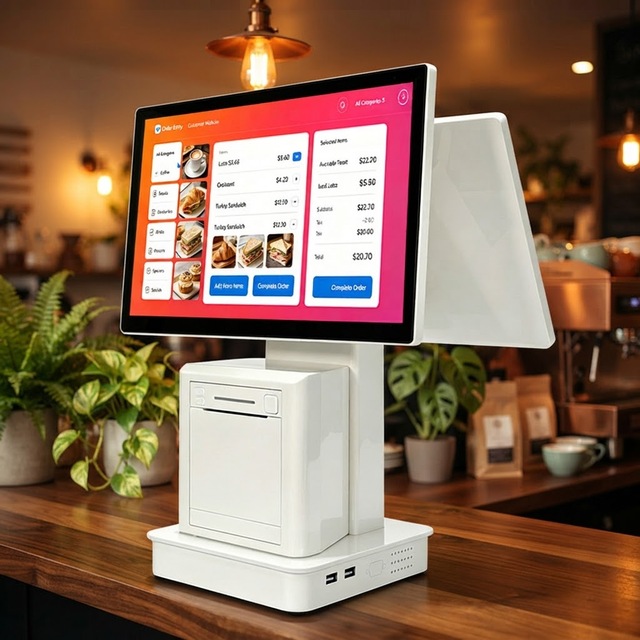 15.6-inch All-in-One POS Terminal Built-in 80mm Thermal Printer (Windows 10, Intel Core I5 4th Gen, 8GB RAM + 128GB SSD)