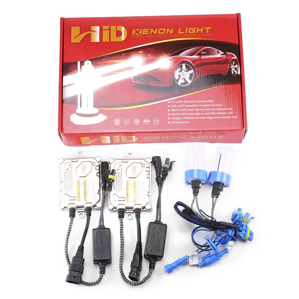 Keluaran stok baru lampu Hid H1 H7 H4 mulai cepat Set lampu Xenon 55W 12V mulai cepat lampu Xenon dengan harga terbaik