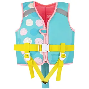 Colete salva-vidas de espuma para crianças, colete de segurança para mergulho surf de alta qualidade com desenhos animados