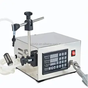 Pequeña máquina de llenado de líquidos semiautomática de escritorio Llenadora cuantitativa para aceite comestible