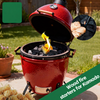 Lot économique de 200 allume-feu en laine de bois, imperméables, faciles à nettoyer, pour barbecue, cheminée, feu de camp extérieur, allumage rapide, naturels