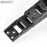 Tour cnc utilisé, flexible, chaîne de traînée, câble, chaîne, conduit, taille intérieure 10x10mm