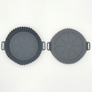 Revêtement réutilisable en silicone rond pour friteuse à air, antiadhésif, résistant à la chaleur, plaque <span class=keywords><strong>de</strong></span> cuisson <span class=keywords><strong>de</strong></span> qualité alimentaire sans BPA, facile à nettoyer - Product Image 4