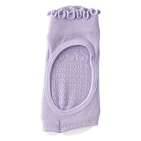 Chaussettes antidérapantes en coton respirant à bout ouvert et à volants tricotés sur mesure de haute qualité pour adolescentes et femmes, idéales pour le yoga