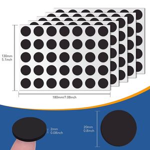 Magnetic <b>Dots</b> with Adhesive Backing with Adhesive Backing for Crafts Flexible Self Adhesive Magnetic Tape for DIY Projects - Product Image 2