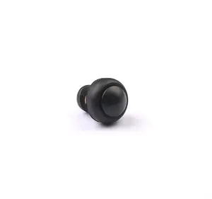 Toowei Push Button Switch Mini Momentary Waterproof Switch 12mm 50pcs/box Black Button