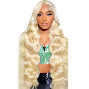 Extensions de cheveux naturels vierges vietnamiens NASA HAIR NSH-DN 613, blonds, 20 pouces, 100 % non traités, grade 12A, double trame machine, trame invisible - Product Image 2