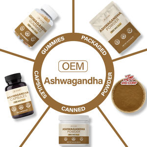 米国EU倉庫天然植物エキス食品グレードサプリメントアシュワガンダ根エキスアシュワガンダ粉末カプセルミイラ - Product Image 3
