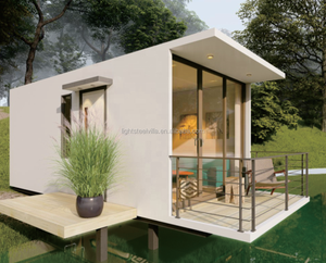 Grande Casa Prefabbricata Isolata Modello Privato Casa Verde Container Abitativo per Vacanze e Ritiri - Product Image 2