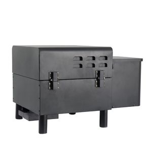 バーベキュー喫煙者大型ポータブル卓上木製ペレットグリルキャンプ用スマート温度PIDコントローラー付き - Product Image 3