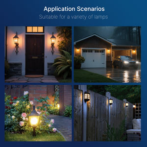 Лидер продаж: Светодиодная лампа-свеча E12 с датчиком освещенности, 120В, без мерцания, 4Вт, 450Лм, прозрачное стекло, для жилых помещений - Product Image 5