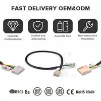 Câble audio vidéo tressé double blindage en PBT pour ordinateur, moto, IoT, affichage numérique et installations multimédias professionnelles