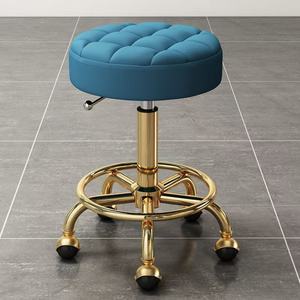 Silla de Estilista para Salón de Belleza 2025S, Taburete de Peluquería, Muebles de Salón, Hermosa Silla Redonda Contemporánea para Pestañas - Product Image 5