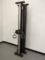 Station de musculation murale compacte avec poulie et câble unique, appareil de musculation fonctionnel réglable pour la maison, machine à triceps et poulie latérale