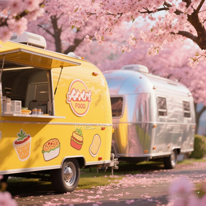 Remolque de Barra Móvil de Helados con Certificación CE 2025, Camión de Comida Totalmente Equipado y Personalizado en EE. UU. - Product Image 3
