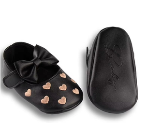 Zapatos de Bebé Bordados con <span class=keywords><strong>Amor</strong></span> Clásico, Zapatos de Suela Suave para Niños Pequeños, Zapatos Versátiles de Princesa para Bebé - Product Image 6