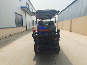 Flexible Customized 3-4 Seats 7.5KW Lithium Battery Smart Electric <b>Golf</b> Cart with 30-50Km/h Speed and 90km Range - Product Image 2