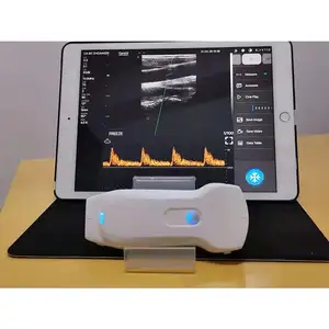 Sonde à ultrasons sans fil Double, économique, capteur à ultrasons PICC, smartphone wifi, sonde à ultrasons linéaire convexe sans fil