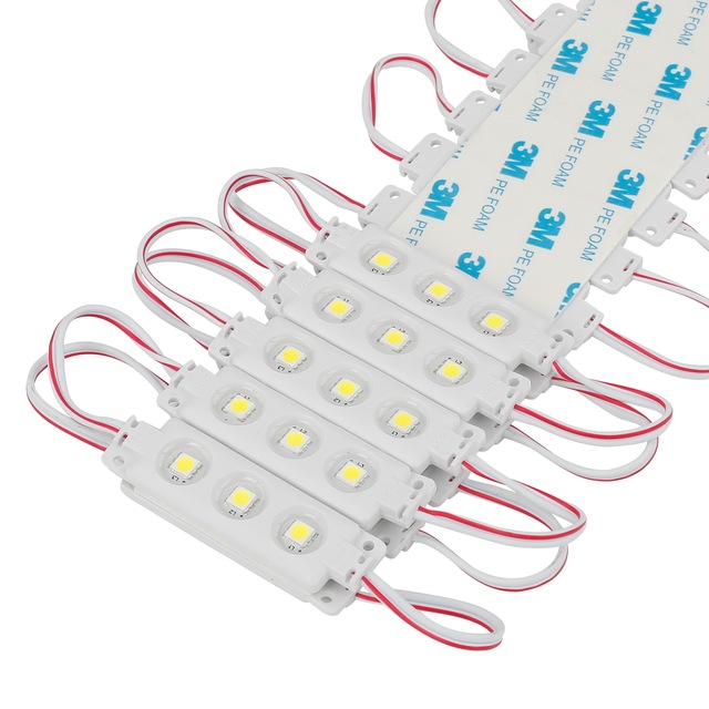 LED Module for Signs Cool White 6500K 0.72 Watt SMD 5050 Ip65 12V DC Input for Channel Letter Backlight Boardsign