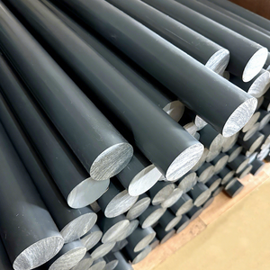 Manufacturer Engineering Plastic Solid <strong>Pvc</strong> Rod <strong>Round</strong> Rigid <strong>PVC</strong> Grey <strong>bar</strong> - Product Image 1