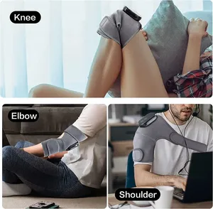 2025 toptan kablosuz yeni çok fonksiyonlu ergonomik tasarım ısıtma diz masajı Brace - Product Image 3