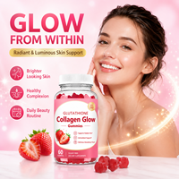 Gummies de L-Glutathion personnalisées avec des ingrédients à base de plantes pour éclaircir la peau, complément botanique naturel, fabriquées en Chine