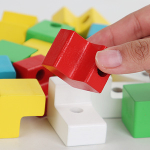 Puzzle <span class=keywords><strong>3D</strong></span> Educativo Montessori in Legno con Forme di Animali e Carte per Bambini - MarsMarie Confezione Colorata - Product Image 4