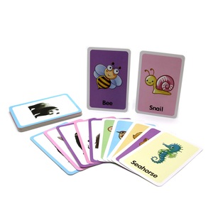 Giáo Dục Sớm Thẻ động vật hỗ trợ dạy học trẻ em Flash nhận thức giác ngộ đồ chơi kháng xé quà tặng bé - Product Image 2