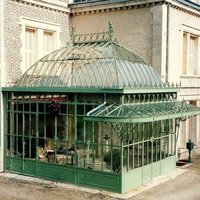 Invernadero de hierro forjado estilo victoriano con vidrio aislante Sunroom