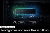 Samsung 990 Evo Plus NVMe SSD PCIe Gen 4.0*4 5.0*2 M.2 1TB/2TB/4TB Desktop Internal PC cangkang logam kecepatan baca 7250MB/dtk