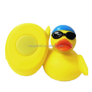 Canard de course lesté en caoutchouc de canard numéroté vertical de flotteur pour l'événement de course de <span class=keywords><strong>club</strong></span> rotatif - Product Image 6